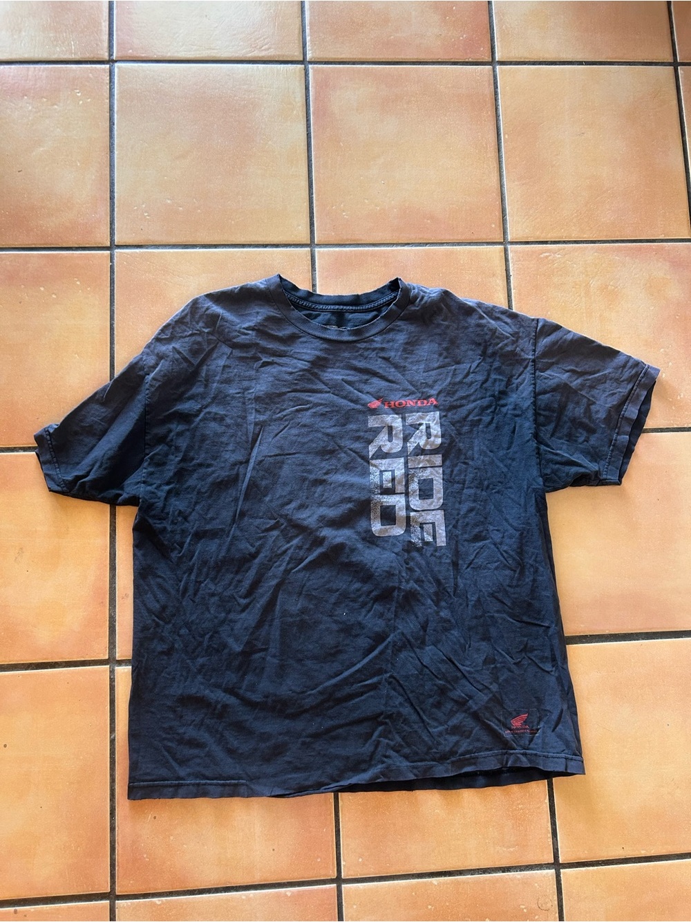 Honda Black Short-Sleeve Graphic Tee